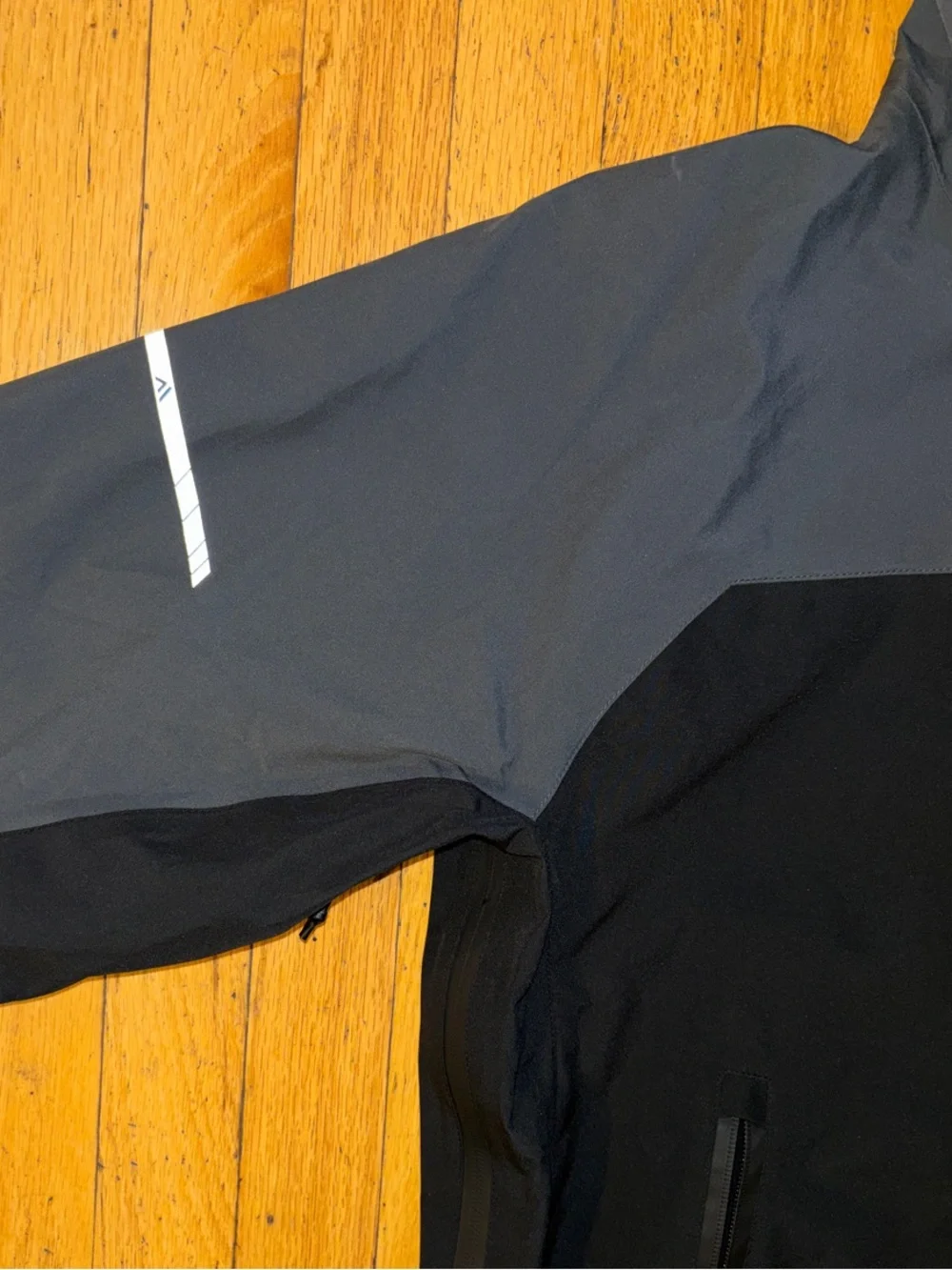 Portwest NWT EV460 Waterproof Shell Jacket - Charcoal, Black & Orange - Large